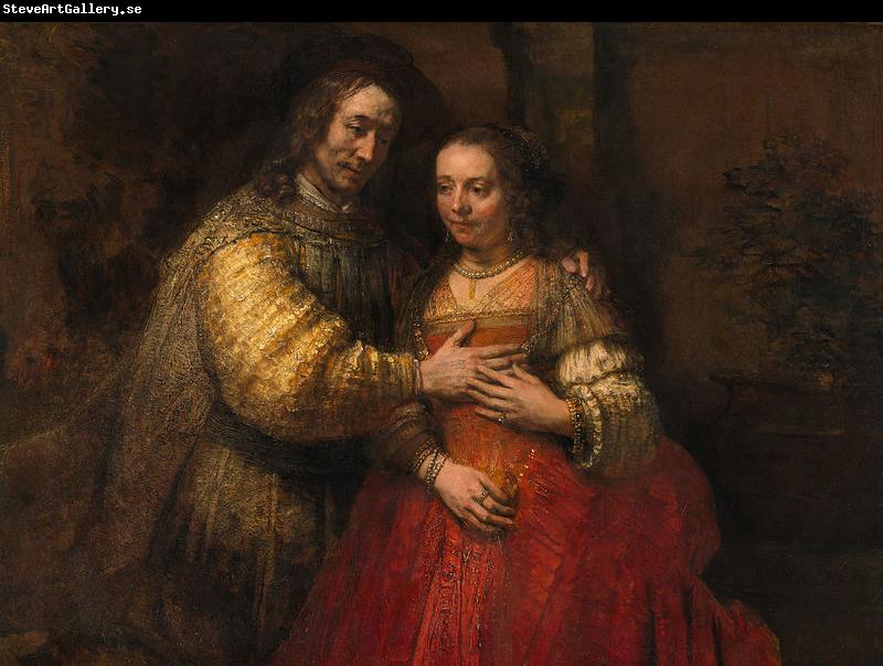 REMBRANDT Harmenszoon van Rijn Portrait of a Couple as Figures from the Old Testament, known as 'The Jewish Bride'